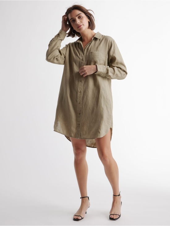 Quince Dresses & Skirts - Quince 100% European Linen Shirt Dress